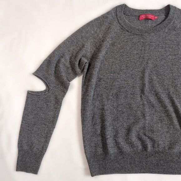 n:PHILANTHROPY Joelle Elbow Cutout Wool/Cashmere Sweater - Picture 3 of 10